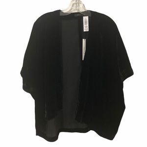 Aritzia Fawkner Black (Velour) Blouse NWT